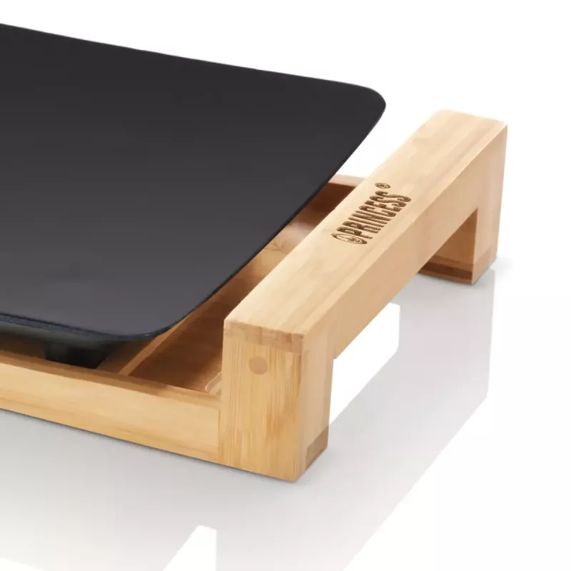 Table-top Princess 103026 Table Chef Pure Black Aluminium Bamboo Black 220W