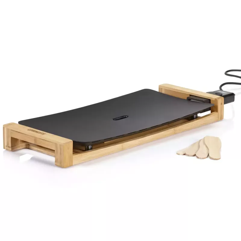 Table-top Princess 103026 Table Chef Pure Black Aluminium Bamboo Black 220W