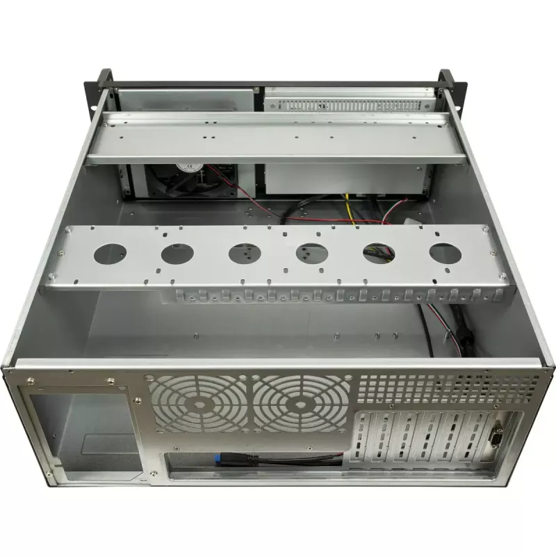 Server Rack Inter-Tech 4U-4460 TFT Black 1x 120mm Fan 5.25 inch HDD
