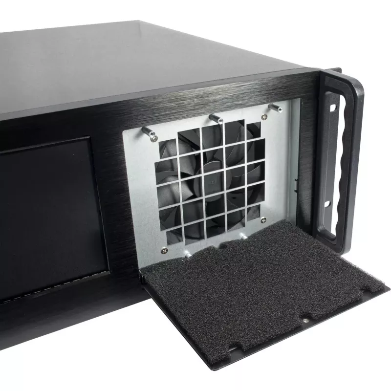 Server Rack Inter-Tech 4U-4460 TFT Black 1x 120mm Fan 5.25 inch HDD