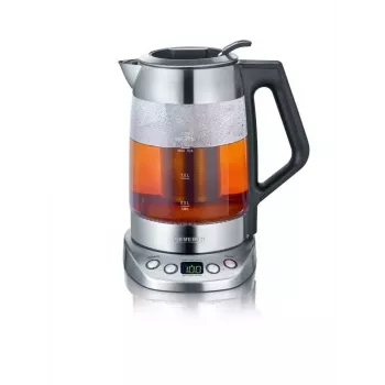 Electric kettle Severin 1.7 L 3000 W Black Stainless steel