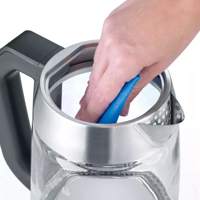 Electric kettle Severin 1.7 L 3000 W Black Stainless steel