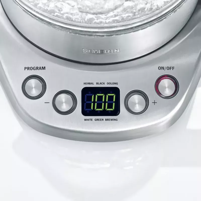 Electric kettle Severin 1.7 L 3000 W Black Stainless steel