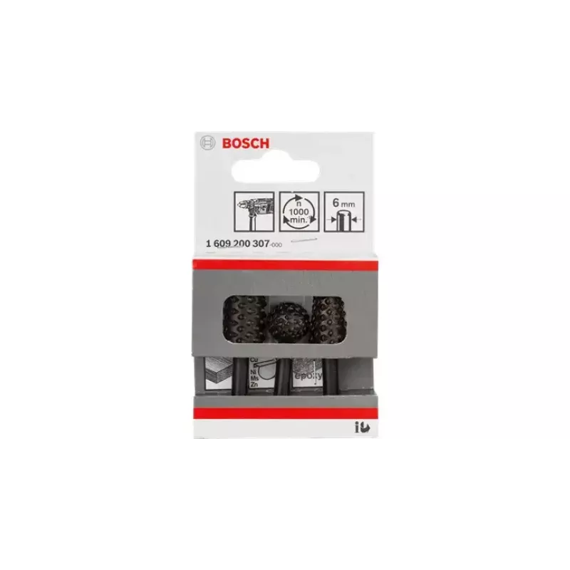 Bit set Bosch Freehand Router Bit Sets 3-Pieces Working length 6.5 cm Shank diameter 6 mm