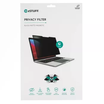 eSTUFF GLBM14309198 display privacy filter 35.6 cm (14 inch) Laptop Frameless display privacy filter