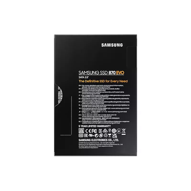 Samsung 870 EVO 500 GB 2.5 inch Serial ATA III V-NAND MLC