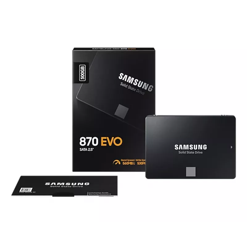 Samsung 870 EVO 500 GB 2.5 inch Serial ATA III V-NAND MLC