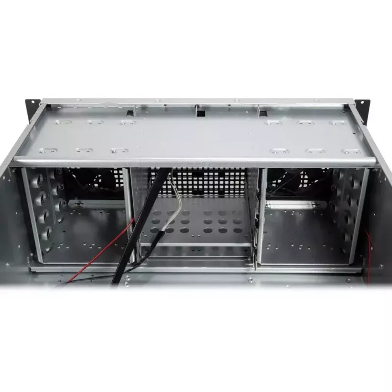 Server Case Inter-Tech 4U 40255 Rack Black, Grey