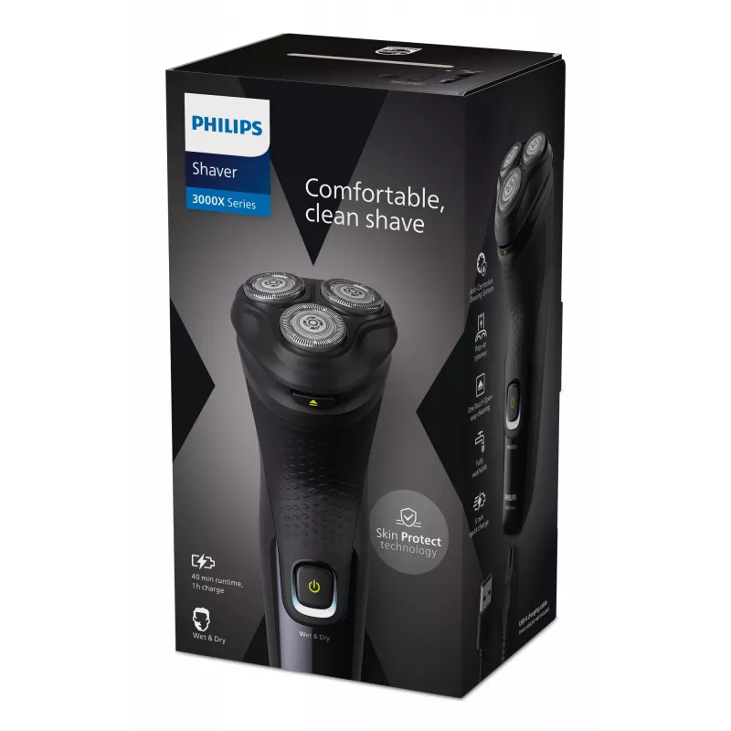 Philips X3021/00 men's shaver Rotation shaver Trimmer Black