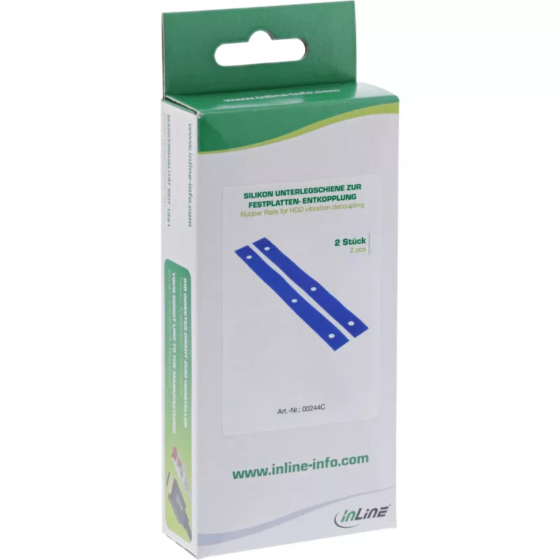 InLine Rubber Rails for vibration decoupling of the HDD 2 pcs. InLine 00244C