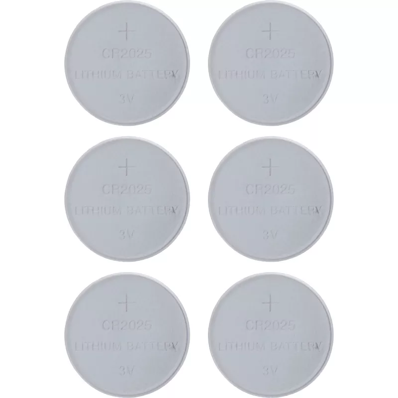 Button Cell Battery InLine CR2025 3V Lithium 6-pack