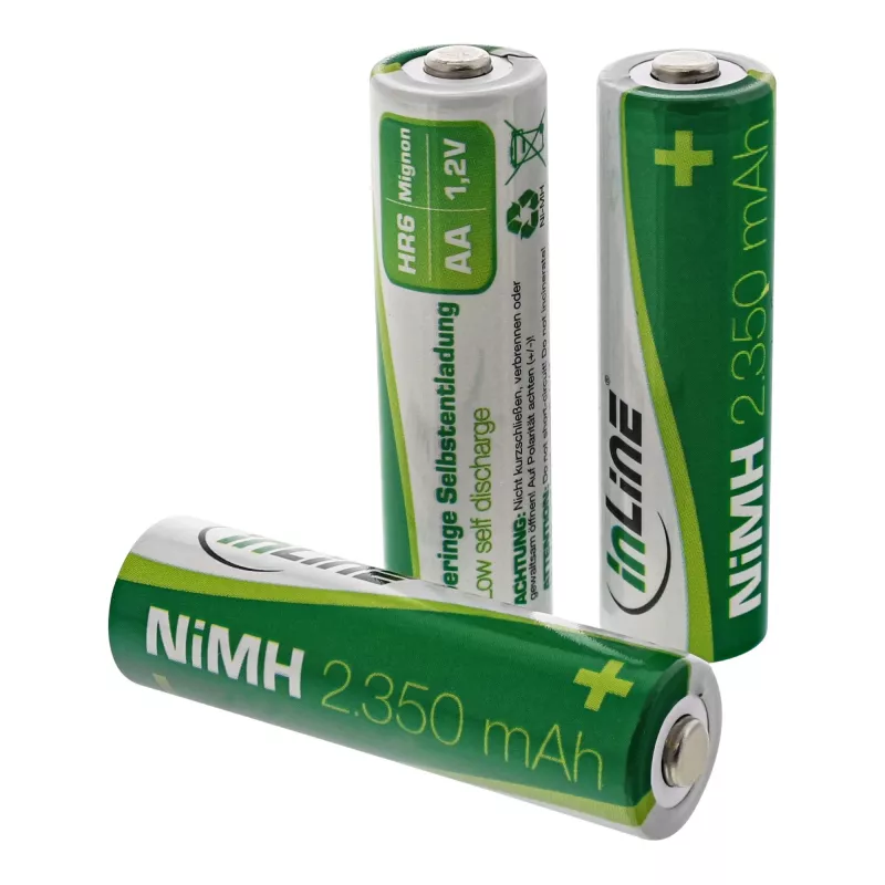 InLine NiMH rechargeable battery, Mignon (AA), 2350mAh, ready to use