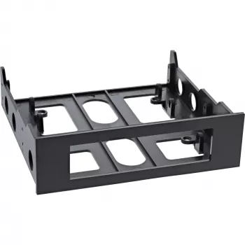 Bezel panel InLine 03700B Floppy installation frame with screws black