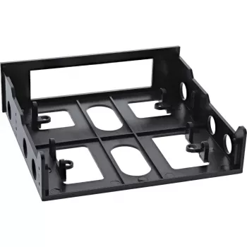 Bezel panel InLine 03700B Floppy installation frame with screws black