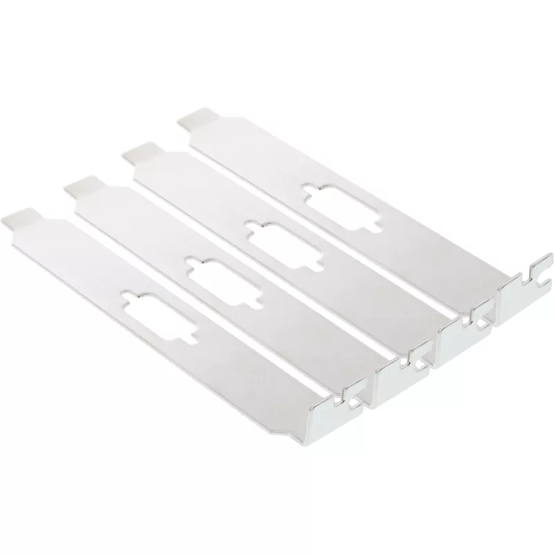 InLine Slot Bracket with hole for 9 Pin Sub-D male or female 4 pcs. InLine 11109