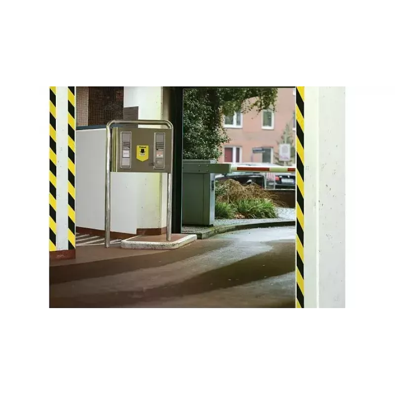 Barricade Tape TESA 58133 Black Yellow 66m