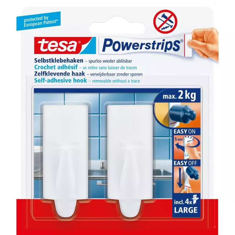 Universal hook Tesa Powerstrips Hooks Large TREND