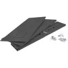 InLine 19 inch foldable rack, 2U, 24-40cm depth, with cover, black