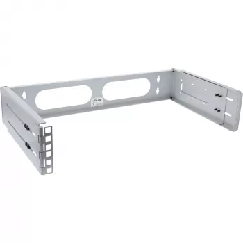 InLine 19 inch foldable rack, 2U, 24-40cm depth, grey