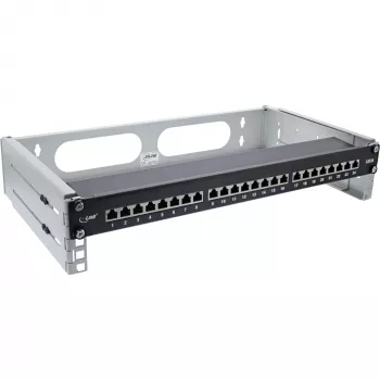 InLine 19 inch foldable rack, 2U, 24-40cm depth, grey