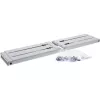 InLine 19 inch foldable rack, 2U, 24-40cm depth, grey