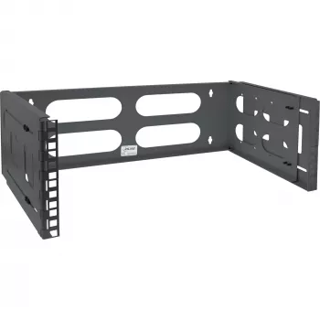 InLine 19 inch foldable rack, 4U, 24-40cm depth, black
