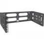 InLine 19 inch foldable rack, 4U, 24-40cm depth, black