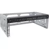 Wall mounted rack InLine 19 inch 4U 24-40cm depth grey