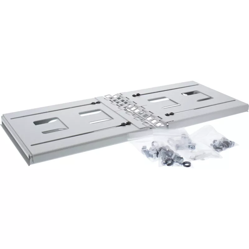 Wall mounted rack InLine 19 inch 4U 24-40cm depth grey