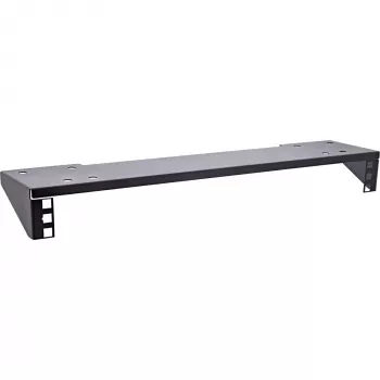 InLine 19 inch rack for under-table mounting, 1U, black