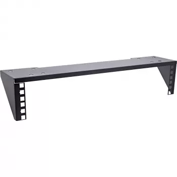 InLine 19 inch rack for under-table mounting, 2U, black