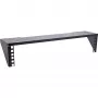 InLine 19 inch rack for under-table mounting, 2U, black