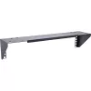 InLine 19 inch rack for under-table mounting, 2U, black