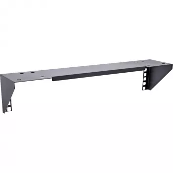 InLine 19 inch rack for under-table mounting, 2U, black