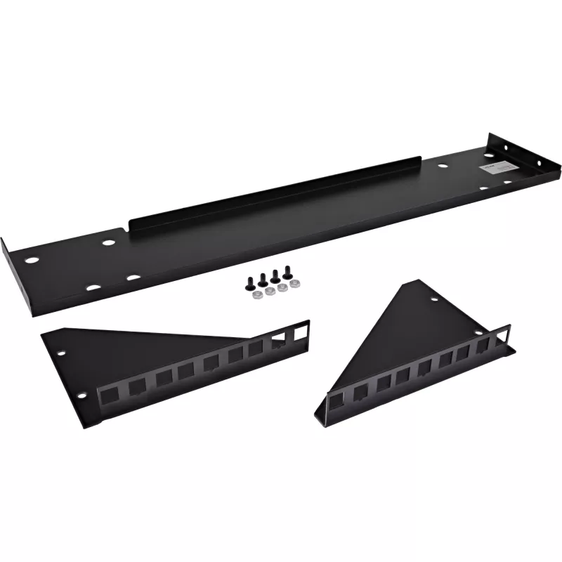 InLine 19 inch rack for under-table mounting, 3U, black