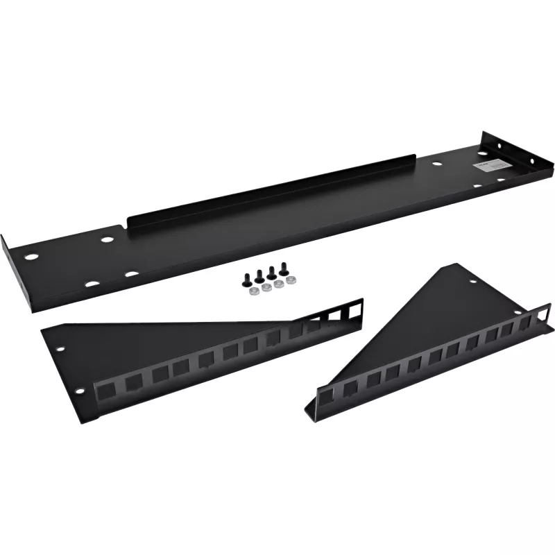 InLine 19 inch rack for under-table mounting, 4U, black