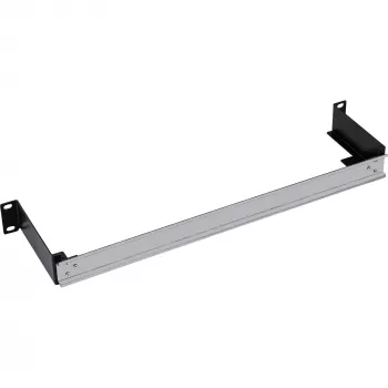 InLine 19106C 1U 19 inch DIN Rail Panel, Steel, Black/Grey, Horizontal or Vertical Mounting