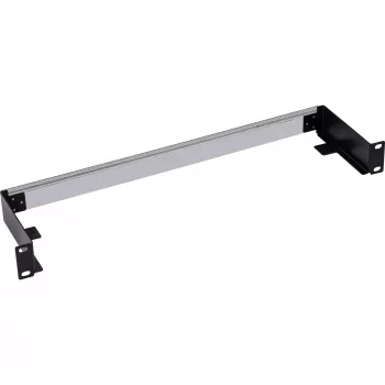 InLine 19106C 1U 19 inch DIN Rail Panel, Steel, Black/Grey, Horizontal or Vertical Mounting