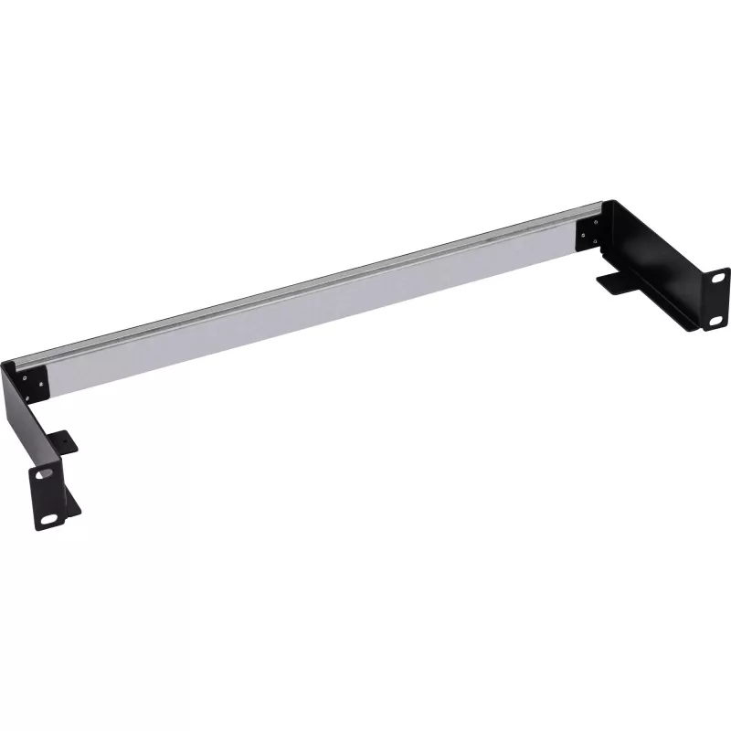 InLine 19106C 1U 19 inch DIN Rail Panel, Steel, Black/Grey, Horizontal or Vertical Mounting