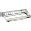 InLine 10 inch Patchpanel empty panel 12-way, for Keystone modules, 1U grey