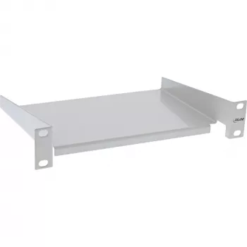 InLine 10 inch shelf, 160mm, 10kg, 1RU, RAL 7035 grey