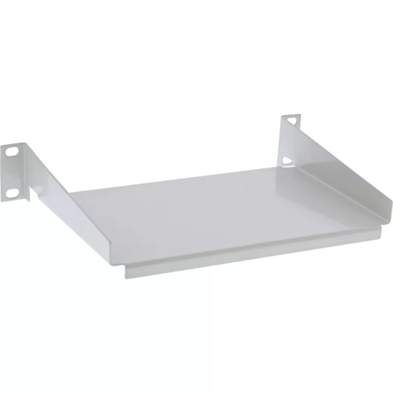 InLine 10 inch shelf, 160mm, 10kg, 1RU, RAL 7035 grey