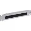 InLine 10 inch cable entry plate with brush, 1U, RAL 7035 grey
