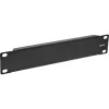InLine 10 inch blind plate, 1U, RAL 9005 black