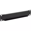 InLine 10 inch blind plate, 1U, RAL 9005 black