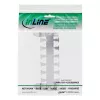 InLine Cable Guide Rail for TS35 Top-Hat Rail, Stainless Steel, 122 mm, 6 Double Anchors