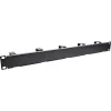 InLine 19 inch Cable management panel, 5 small brackets, RAL9005, black