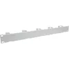 InLine 19 inch Cable management panel, 5 small brackets, RAL7035, grey