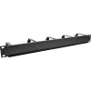 InLine 19 inch 1U Cable Management Panel with 5 Large Brackets, Black RAL9005