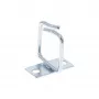 InLine Cable bracket, metal, galvanised, 40x40mm
